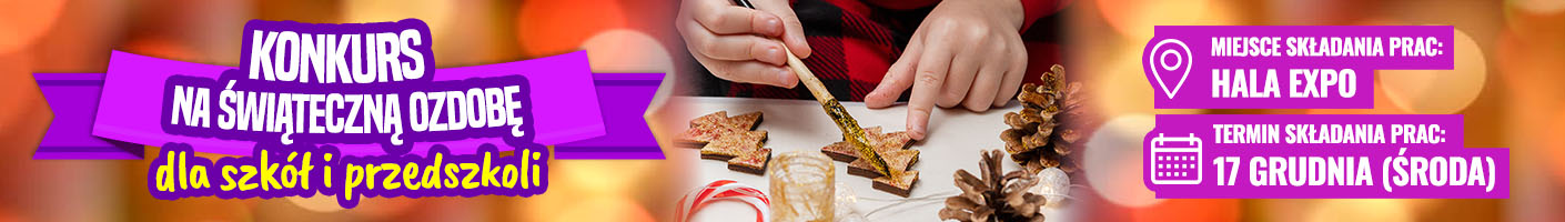 Konkurs dla przedszkoli i szkół na świąteczną ozdobę. Nabór prac do 17 grudnia. Przejdź do informacji o konkursie